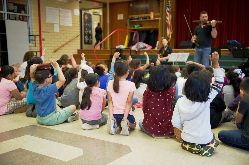 building blocks in the schools